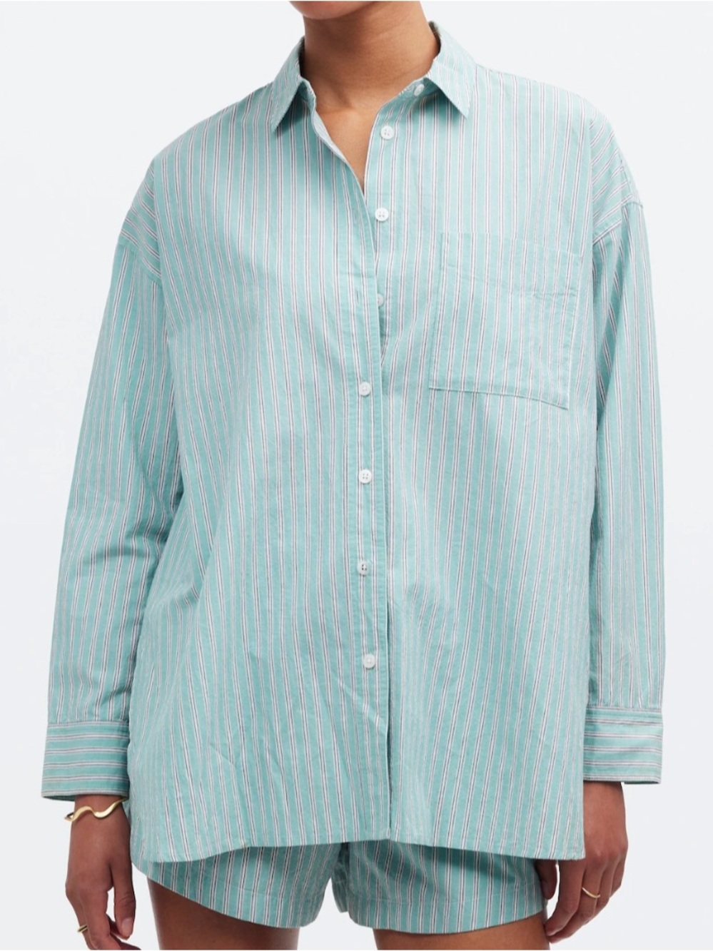 Madewell Signature Poplin Oversized Shirt - Picture 11 of 11